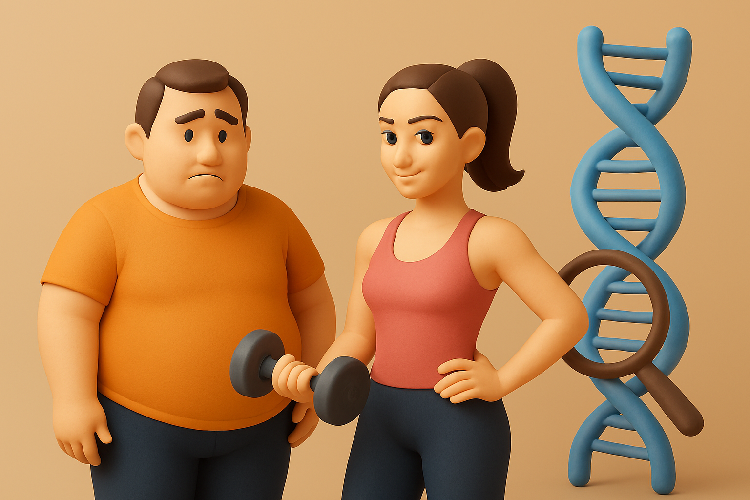 Genes y peso: por qué algunas personas bajan más fácil