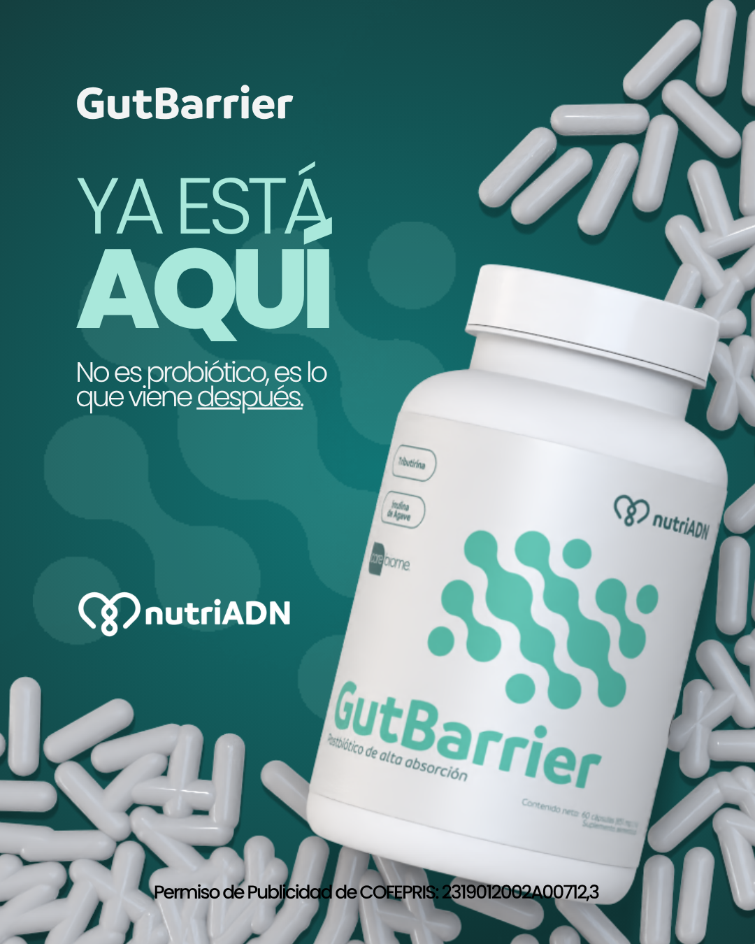 Gut Barrier | Tributirina CoreBiome® + Inulina + Vitaminas A y D