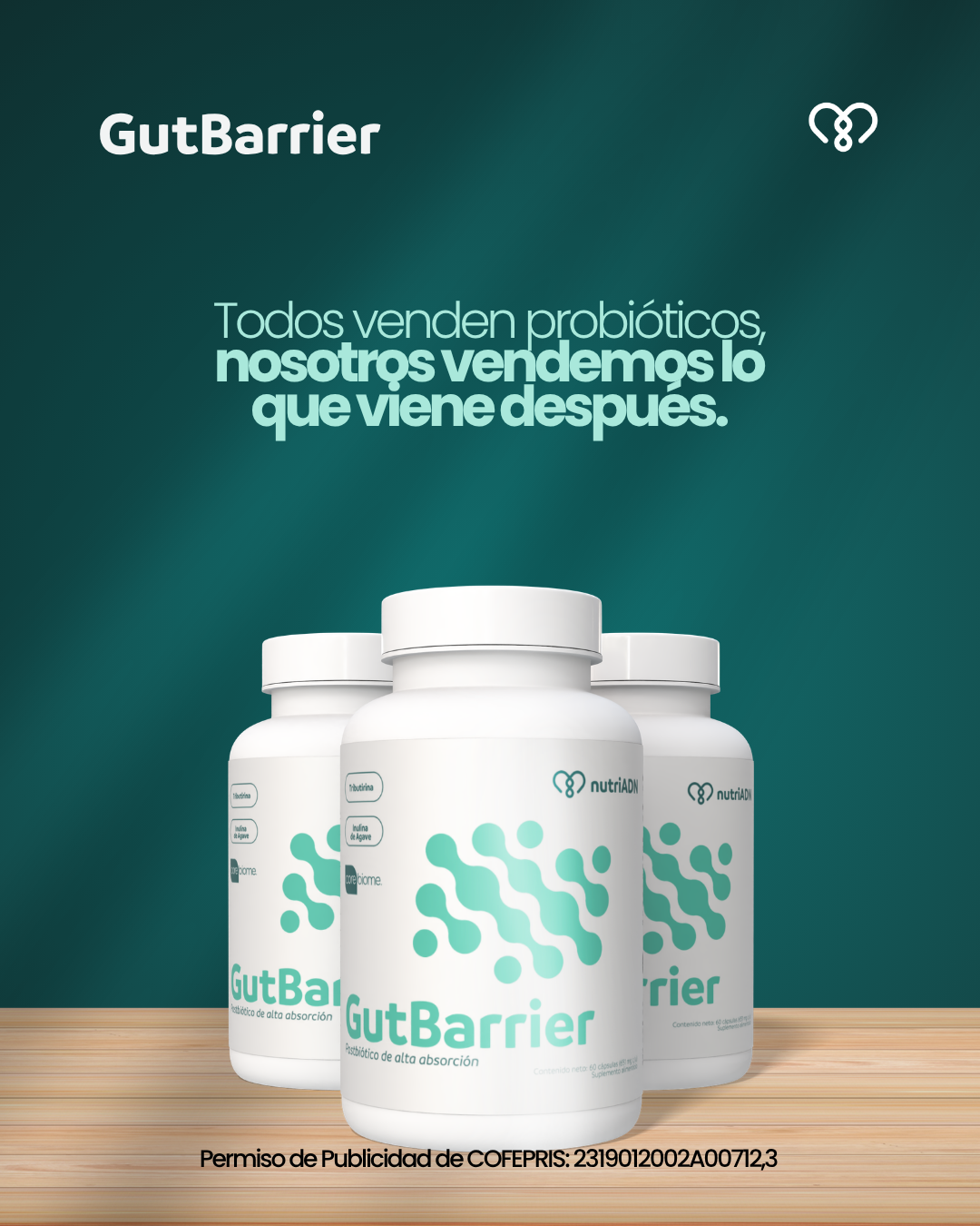Gut Barrier | Tributirina CoreBiome® + Inulina + Vitaminas A y D