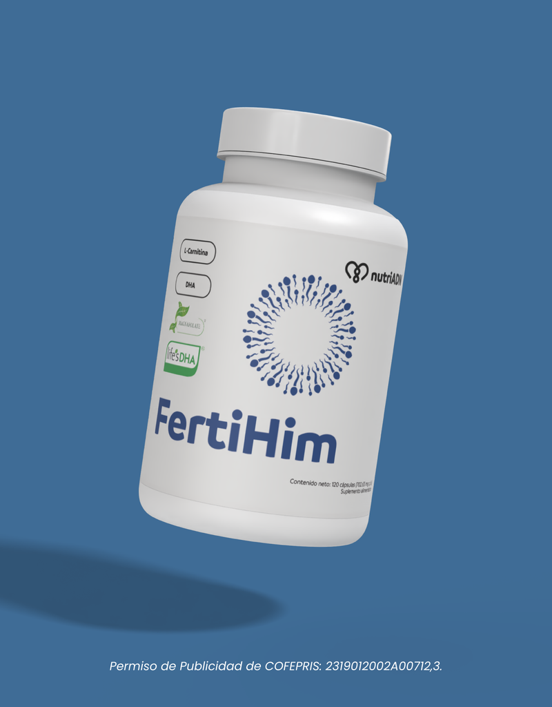 FertiHim L-Carnitina 1300 mg CoQ10 400 mg NAC 400 mg DHA 400 mg