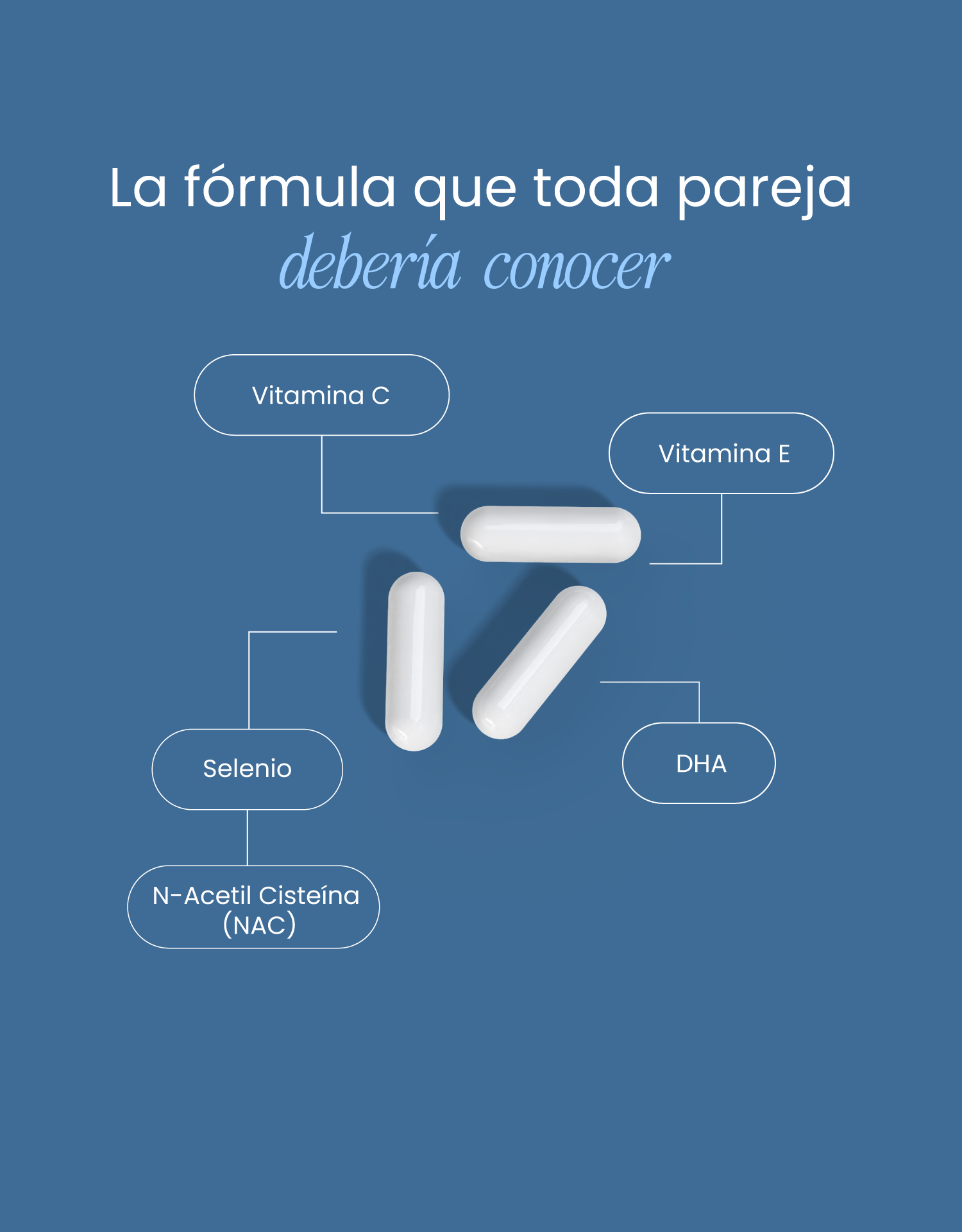 FertiHim L-Carnitina 1300 mg CoQ10 400 mg NAC 400 mg DHA 400 mg