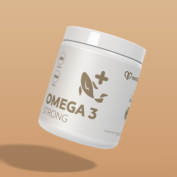 Omega 3 Strong | EPA 1,000 mg + DHA 660 mg por porción | Aceite de anchoa noruego EPAX® e IFOS