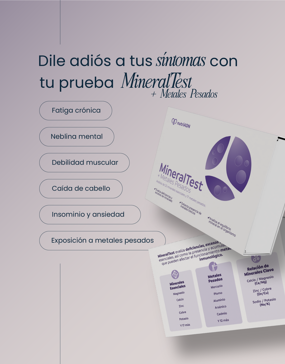 Dile adiós a tus síntomas