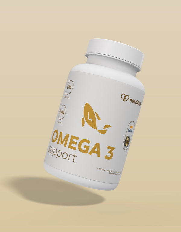 Omega 3 Support | EPA + DHA 1,200 mg | Para corazón, cerebro y visión