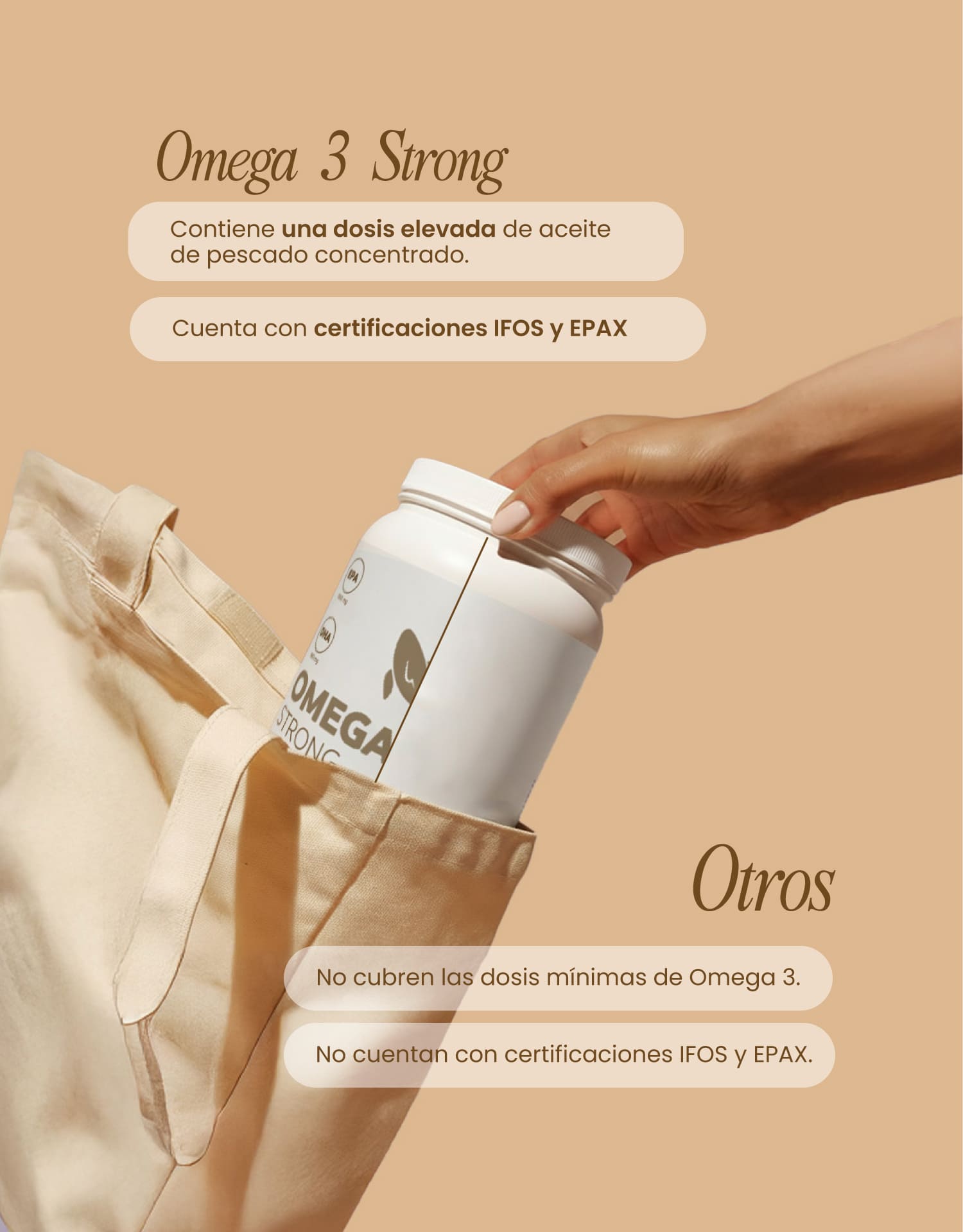 Omega 3 Strong – Alta Concentración EPA y DHA