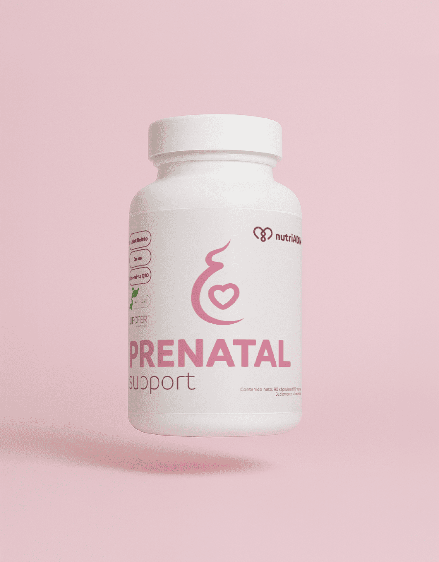 Prenatal Support con Ácido Fólico y Coenzima Q10 – Salud Materna