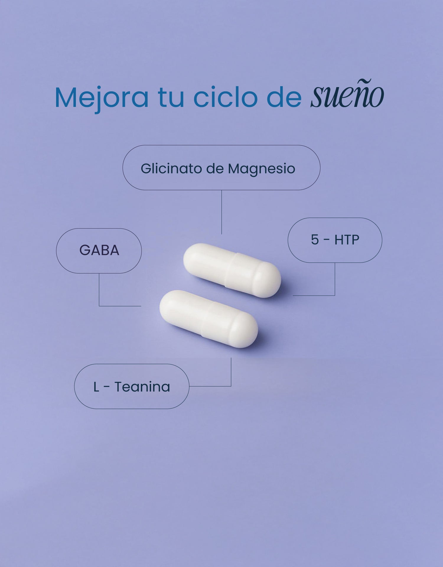 Sleep Support con GABA, 5-HTP y Magnesio – Descanso Profundo