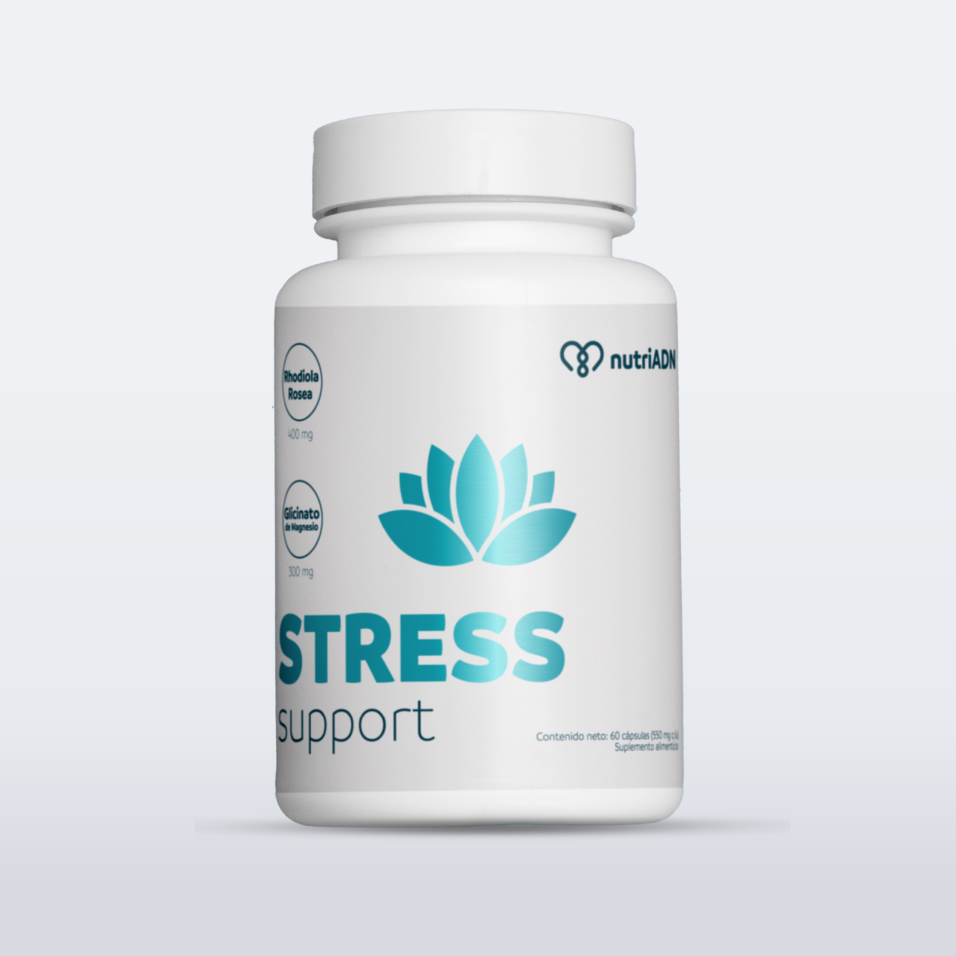 Stress Support con Magnesio, Fosfatidilserina y Rhodiola – Calma y Enfoque