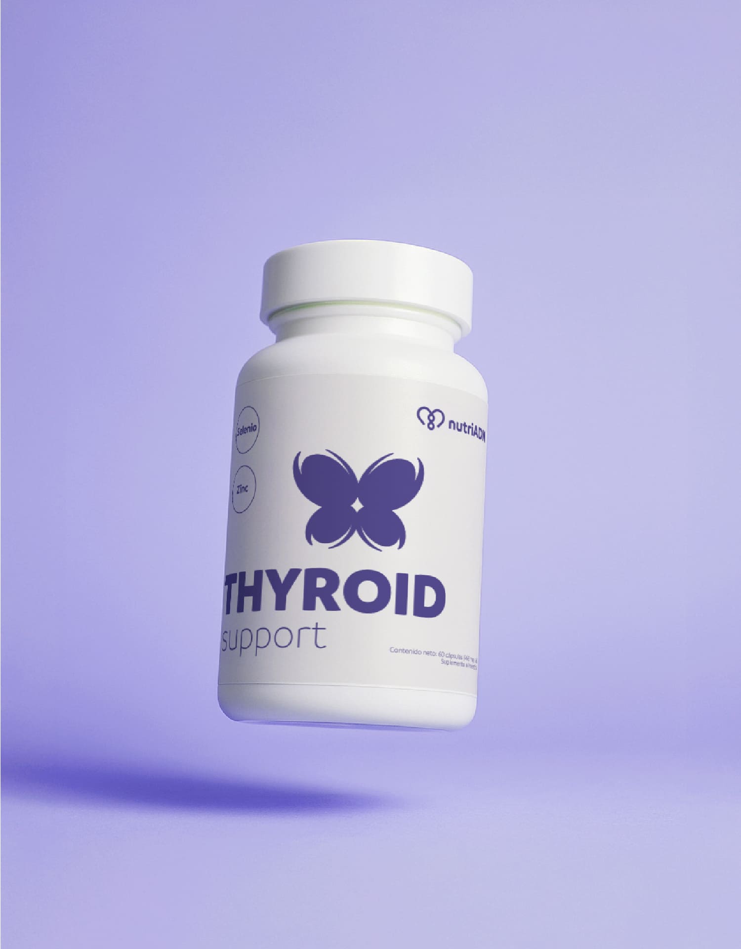 Thyroid Support con Zinc, Selenio y Cúrcuma – Apoyo A Función Tiroidea