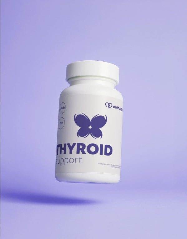 Thyroid Support | Selenio, Zinc, Cobre y Cúrcuma | Apoyo a la función tiroidea
