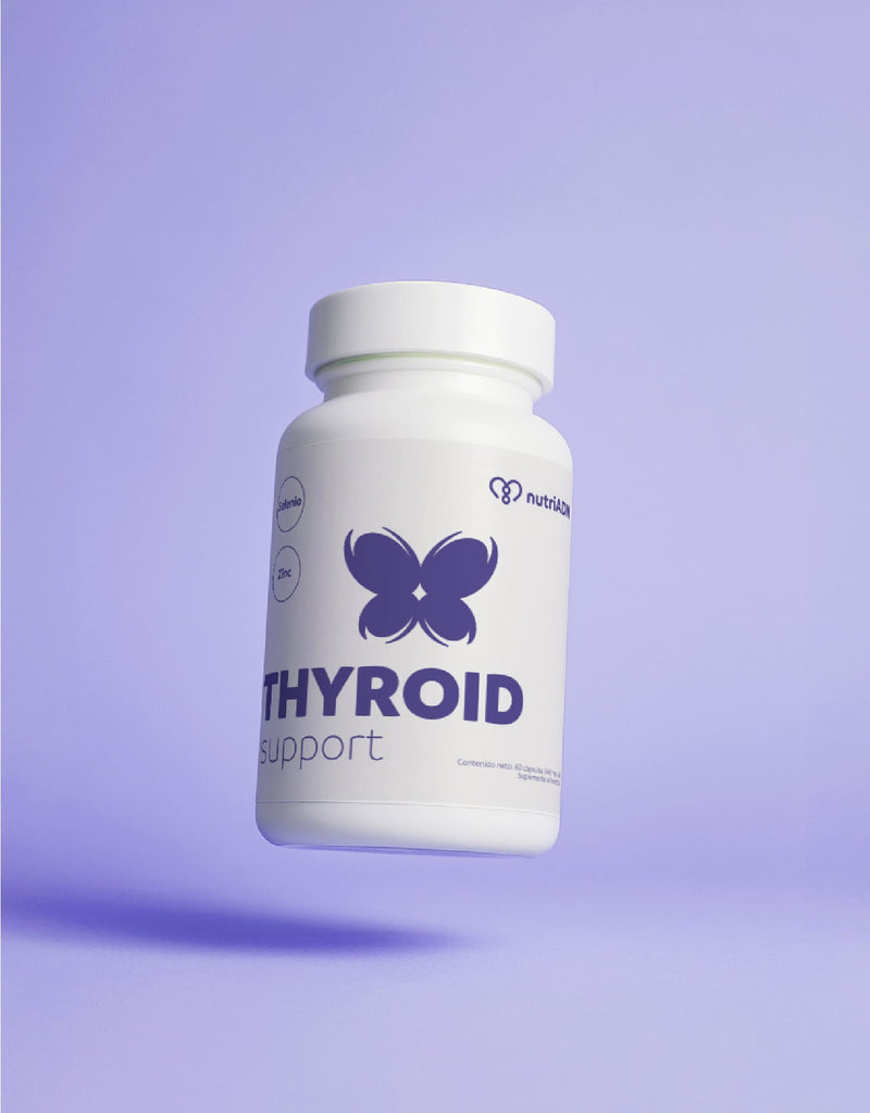 Thyroid Support con Zinc, Selenio y Cúrcuma – Apoyo A Función Tiroidea