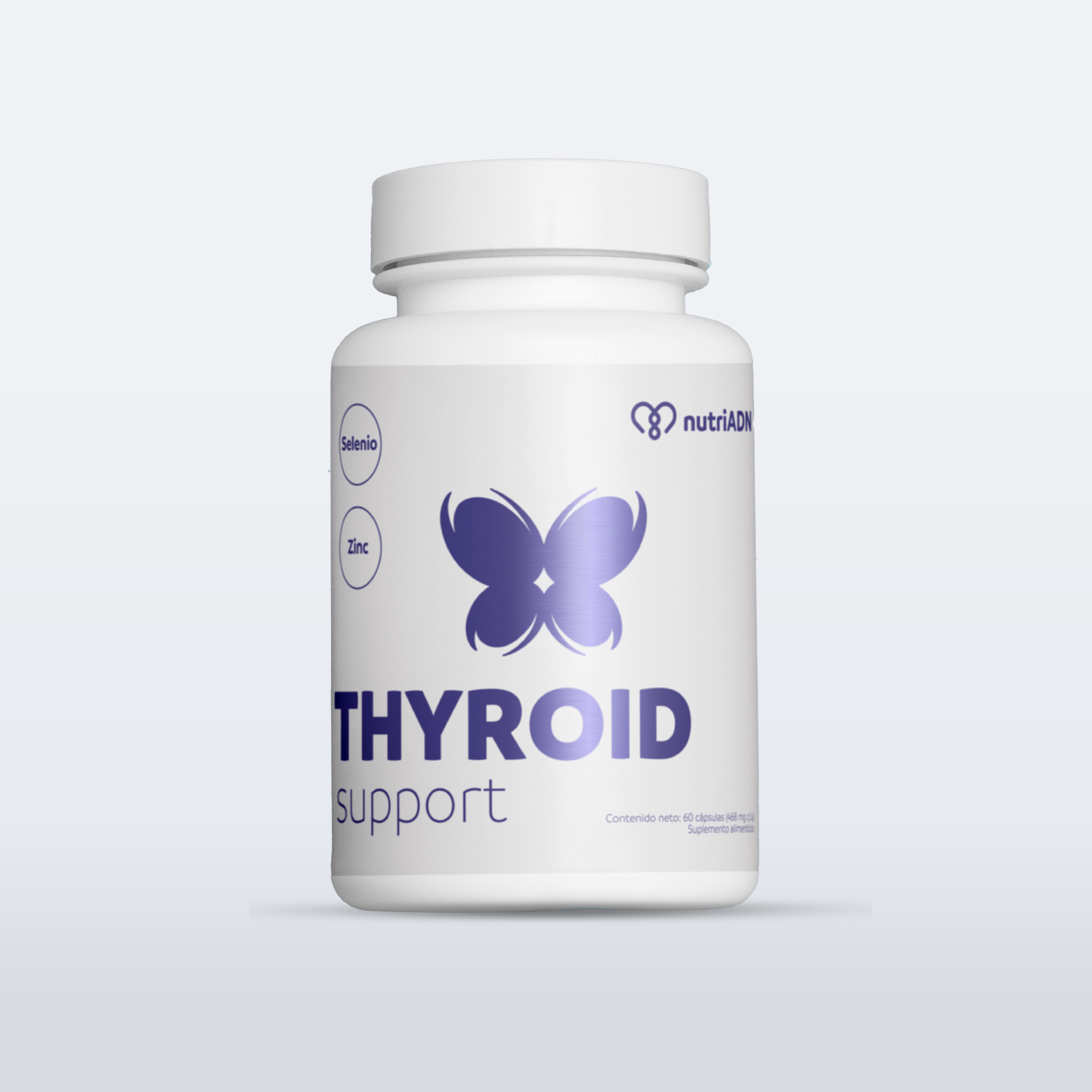 Thyroid Support con Zinc, Selenio y Cúrcuma – Apoyo A Función Tiroidea