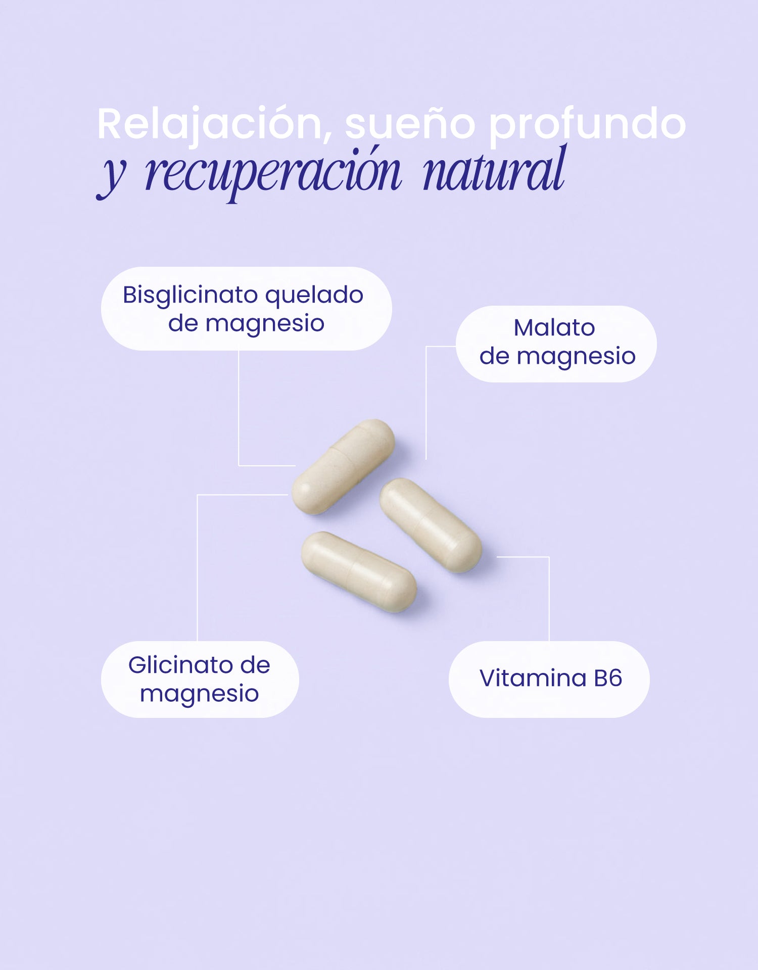 Magnesium Blend: Relajación, sueño profundo y recuperación natural